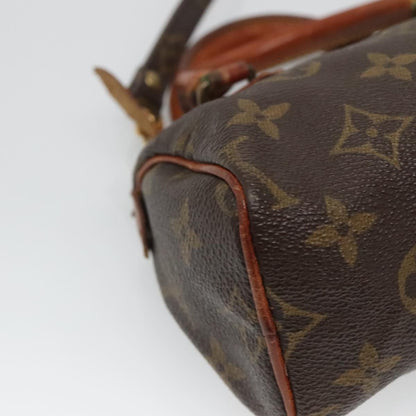 Louis Vuitton Speedy Mini HL Handbag Monogram Canvas, BROWN, CANVAS, Handbag
