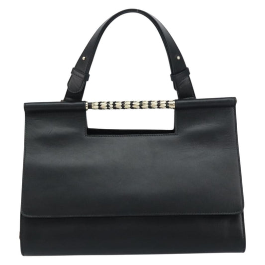 Bvlgari Serpenti Scaglie Day Bag Leather, BLACK, LEATHER, Handbag