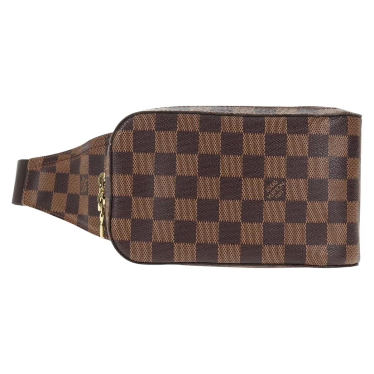 Louis Vuitton Geronimos Waist Bag Damier, BROWN, CANVAS, Shoulder bag