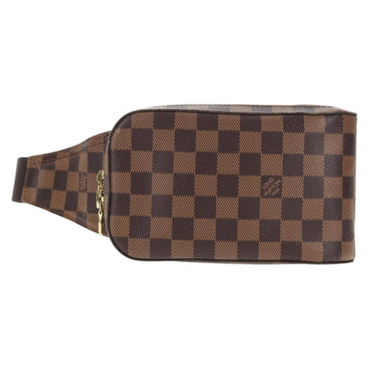 Louis Vuitton Geronimos Waist Bag Damier, BROWN, CANVAS, Shoulder bag