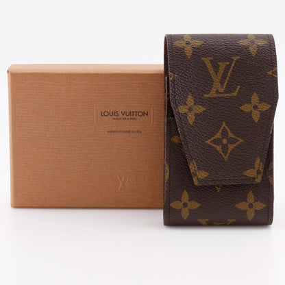 Louis Vuitton Etui Cigarette Case Monogram canvas, BROWN, CANVAS, Toiletry Case