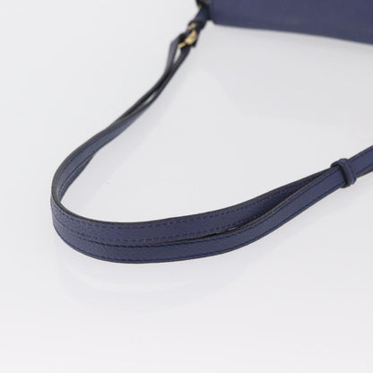 Salvatore Ferragamo Abbey Shoulder Bag Leather, NAVY, LEATHER, Shoulder bag