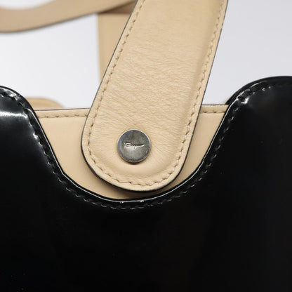 Salvatore Ferragamo Vintage Tote bag Patent Leather, BLACK, PATENT_LEATHER, Tote bag
