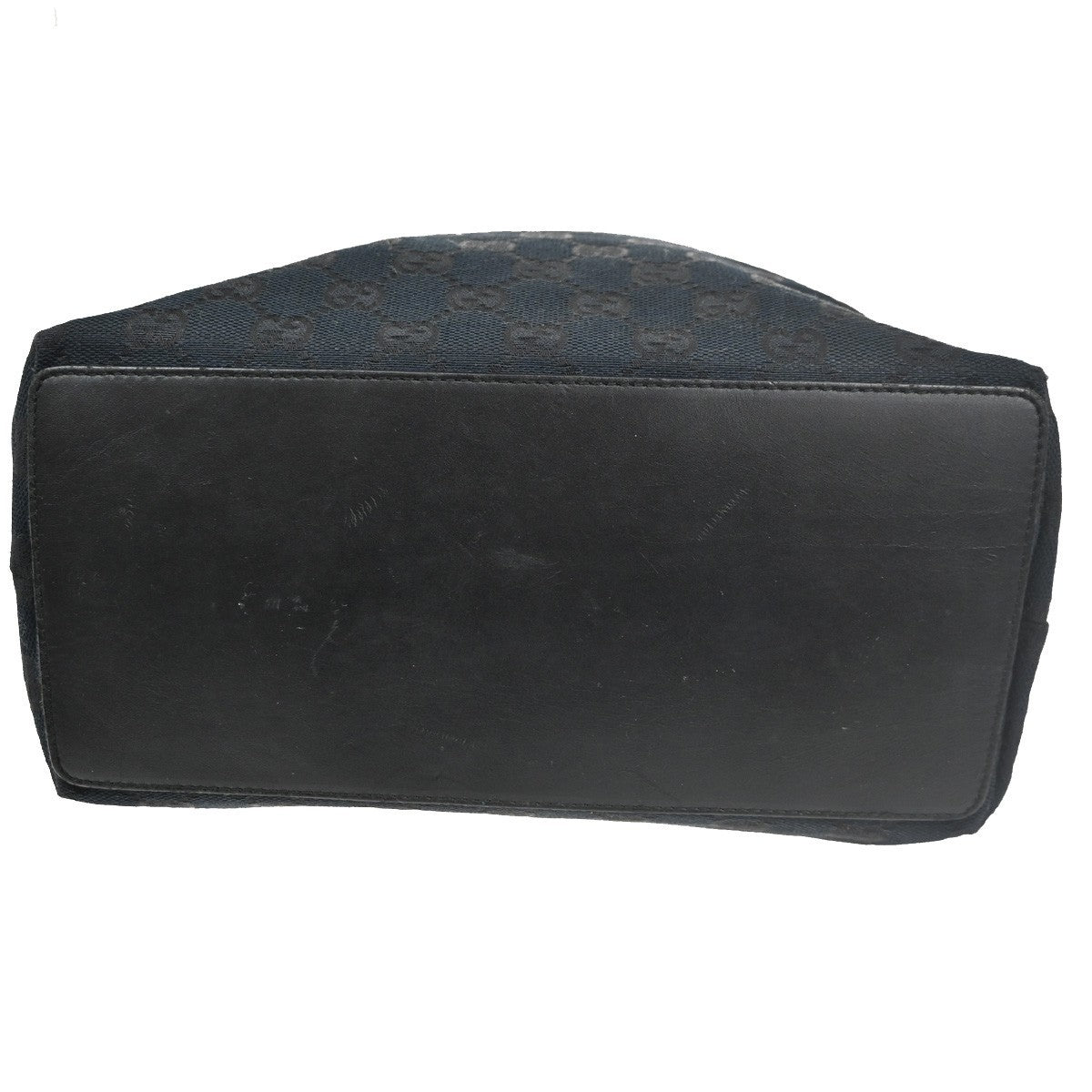 Gucci Vintage Bucket Shopping Tote GG Canvas, BLACK, CANVAS, Tote bag