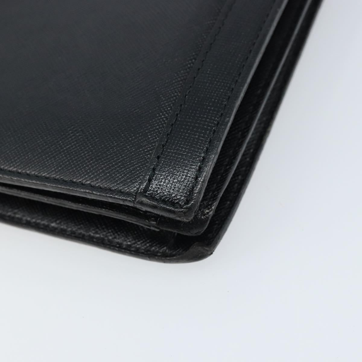 Saint Laurent Vintage Handbag Leather, BLACK, LEATHER, Handbag