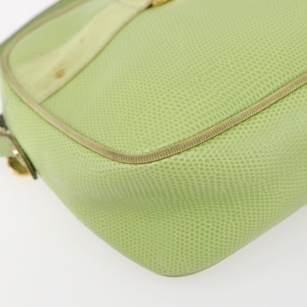 Salvatore Ferragamo Vara Bow camera Shoulder Bag Leather, GREEN, LEATHER, Shoulder bag