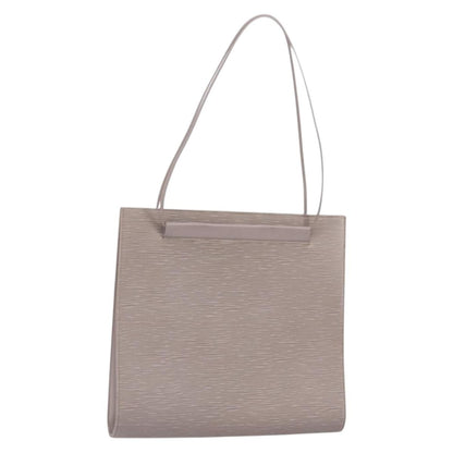 Louis Vuitton Saint Tropez Handbag Epi Leather, GRAY, LEATHER, Shoulder bag