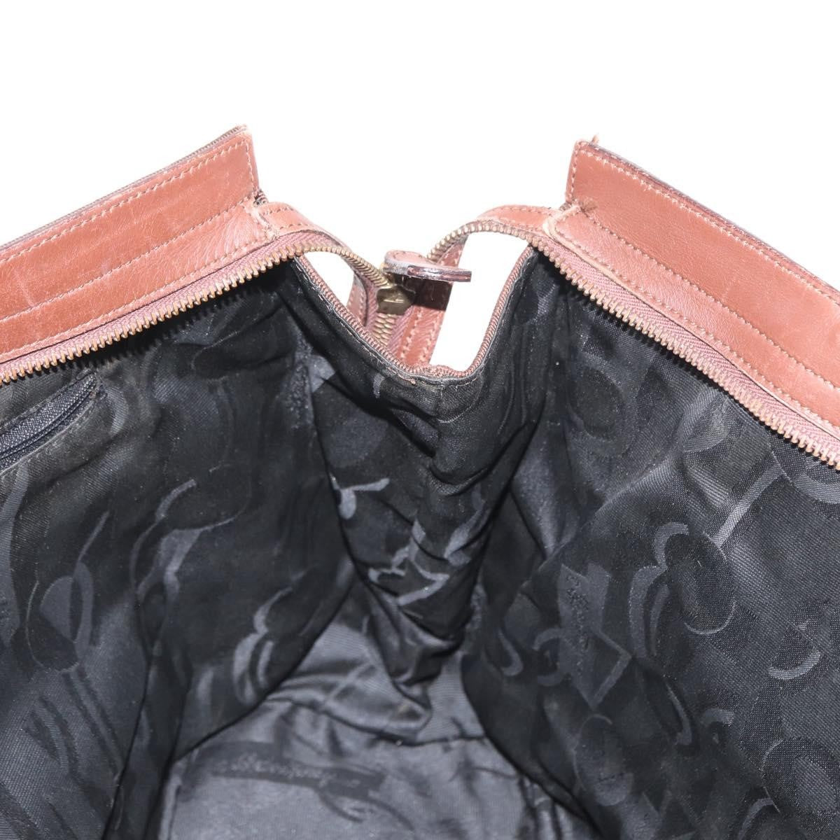 Salvatore Ferragamo Vala tote Canvas, BROWN, CANVAS, Tote bag
