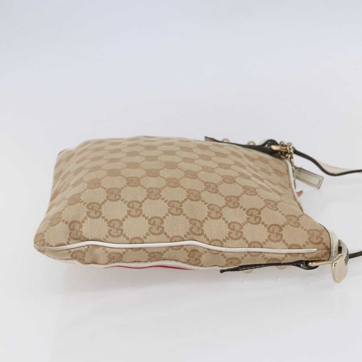Gucci Jolicoeur Messenger Bag GG Canvas, BEIGE, CANVAS, Shoulder bag