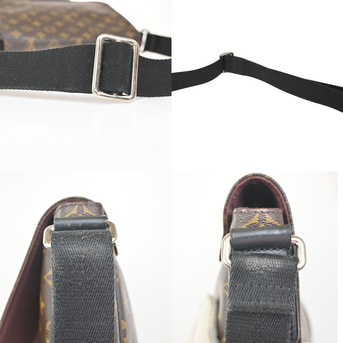 Louis Vuitton District Messenger Bag Macassar Monogram Canvas, BROWN, CANVAS, Shoulder bag
