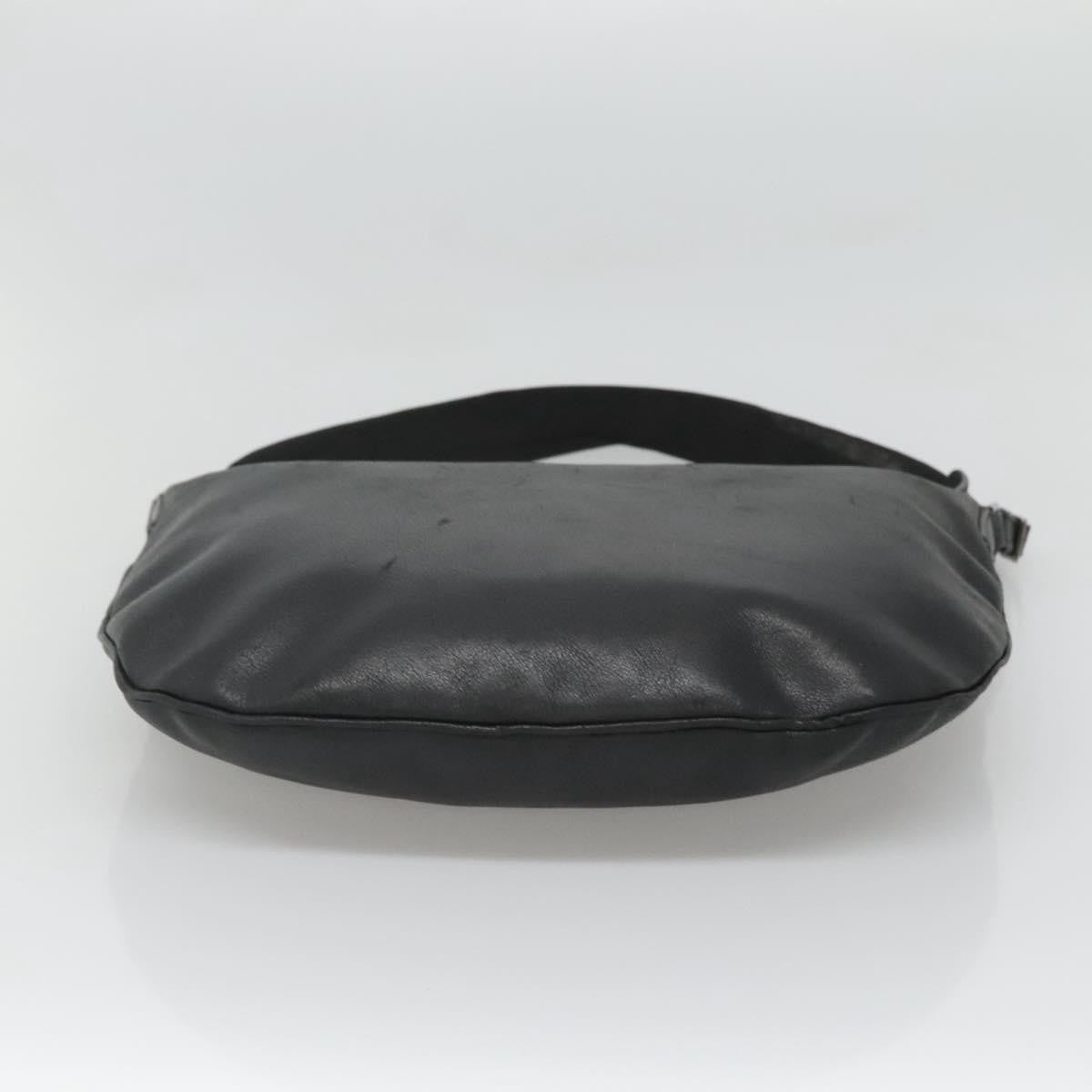 Gucci Vintage Shoulder Bag Leather, BLACK, LEATHER, Shoulder bag
