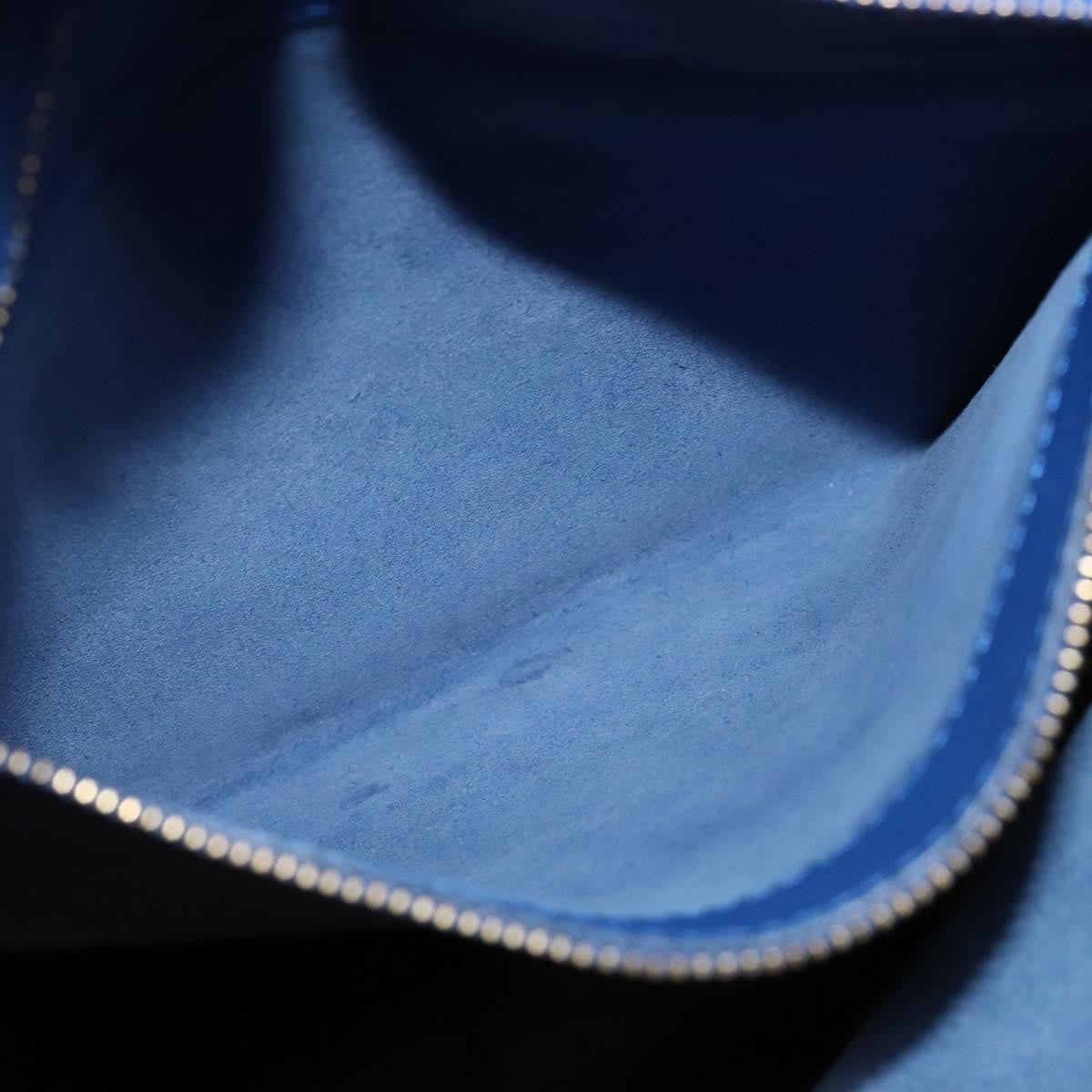 Celine Vertical Cabas Tote Leather, BLUE, LEATHER, Tote bag