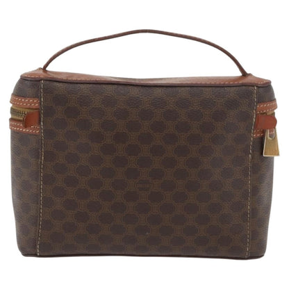 Celine Macadam Vanity Bag Canvas, Brown, Canvas, Clutch