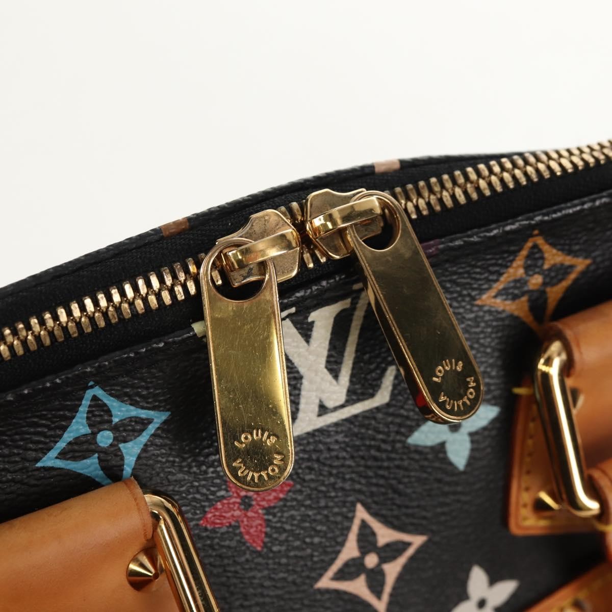 Louis Vuitton Alma Handbag Monogram Multicolor, Multicolour, Canvas, Handbag