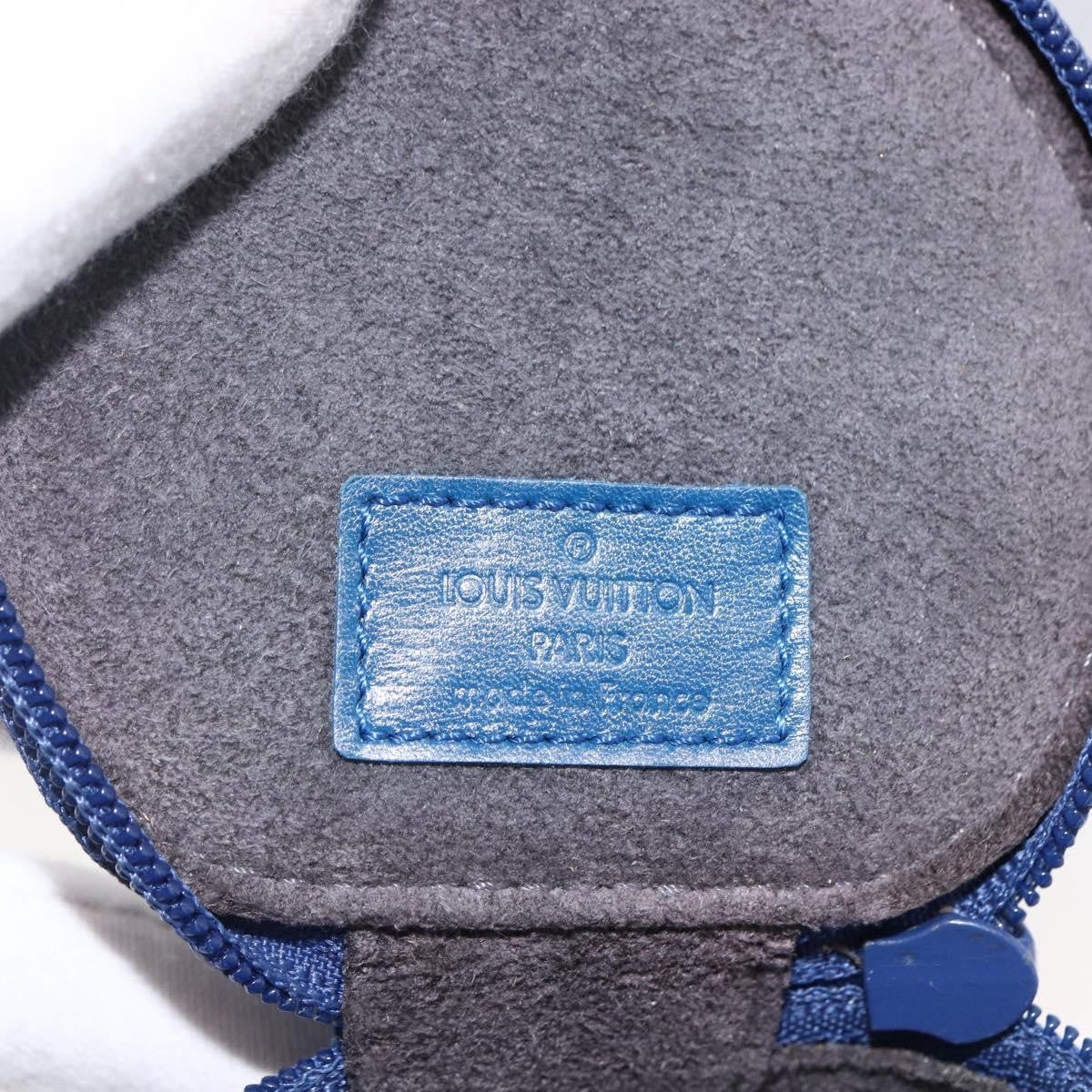 Louis Vuitton Ecrin Bijoux Jewelry Case Epi Leather, BLUE, LEATHER, Clutche & pouche