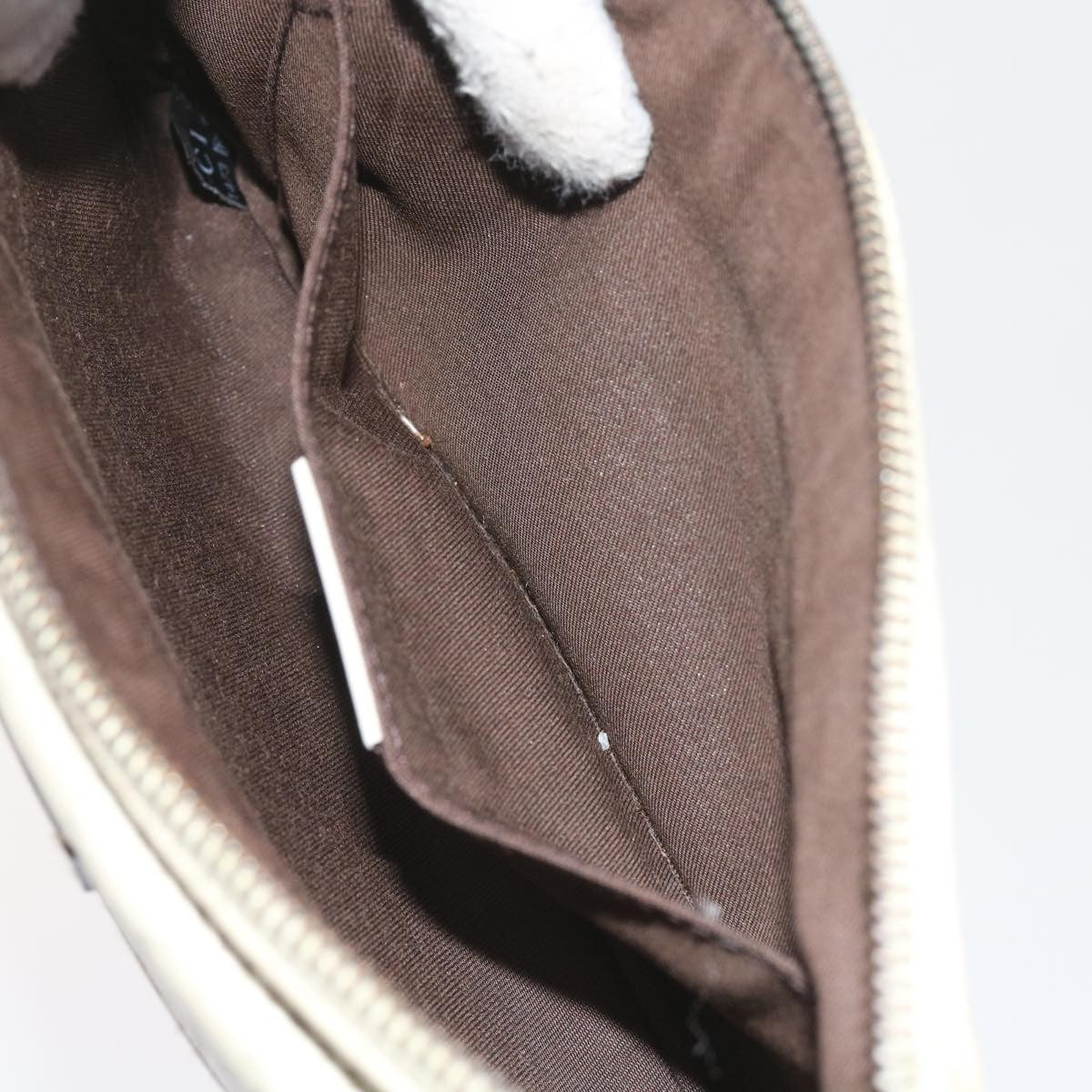 Gucci Waist Belt Bag Guccissima, WHITE, LEATHER, Shoulder bag