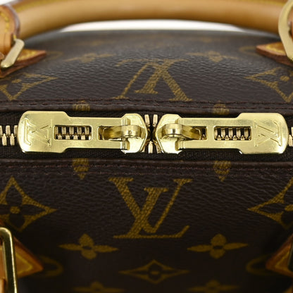 Louis Vuitton Alma Handbag Monogram Canvas, BROWN, CANVAS, Handbag