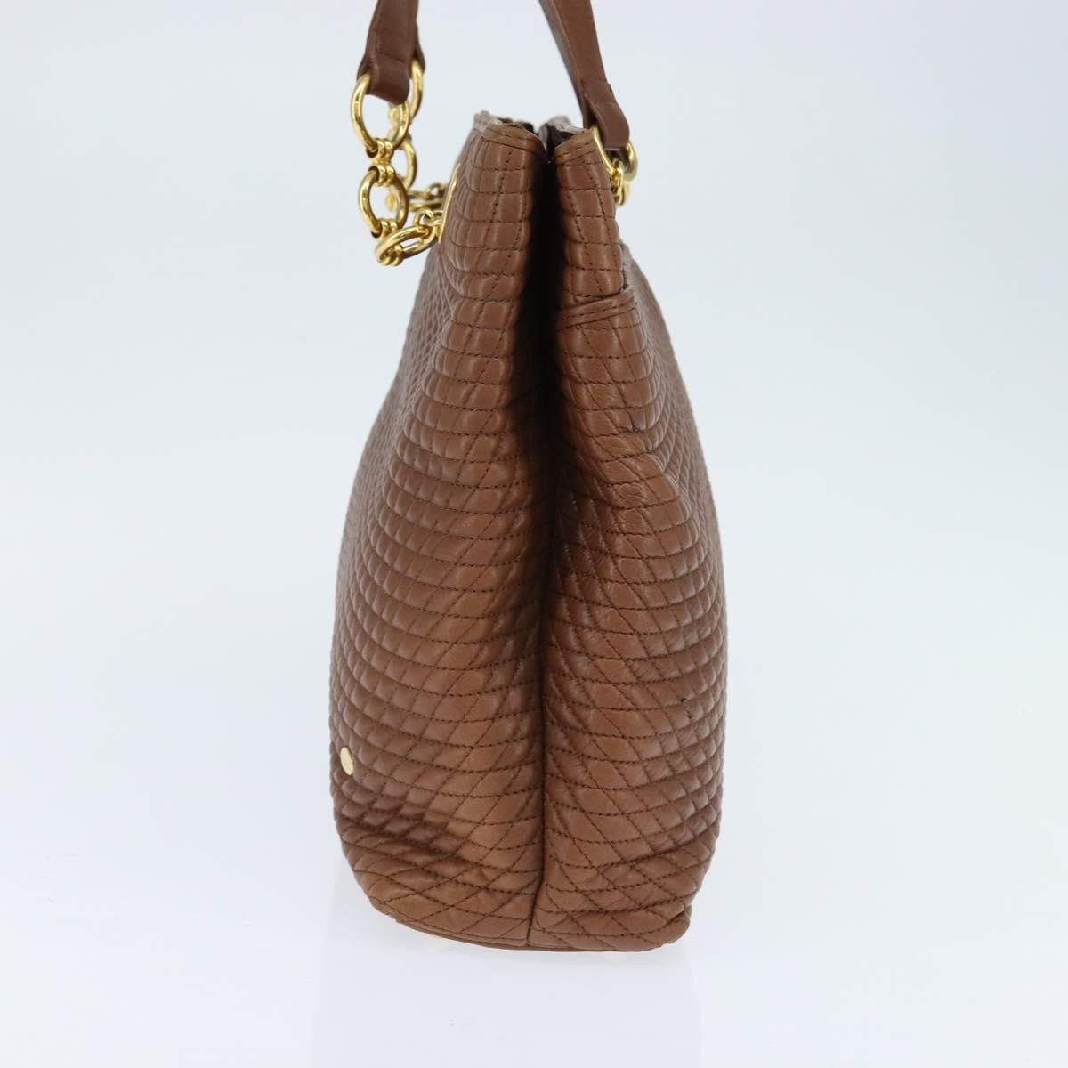 Bally Vintage Tote Bag Leather, BROWN, LEATHER, Tote bag