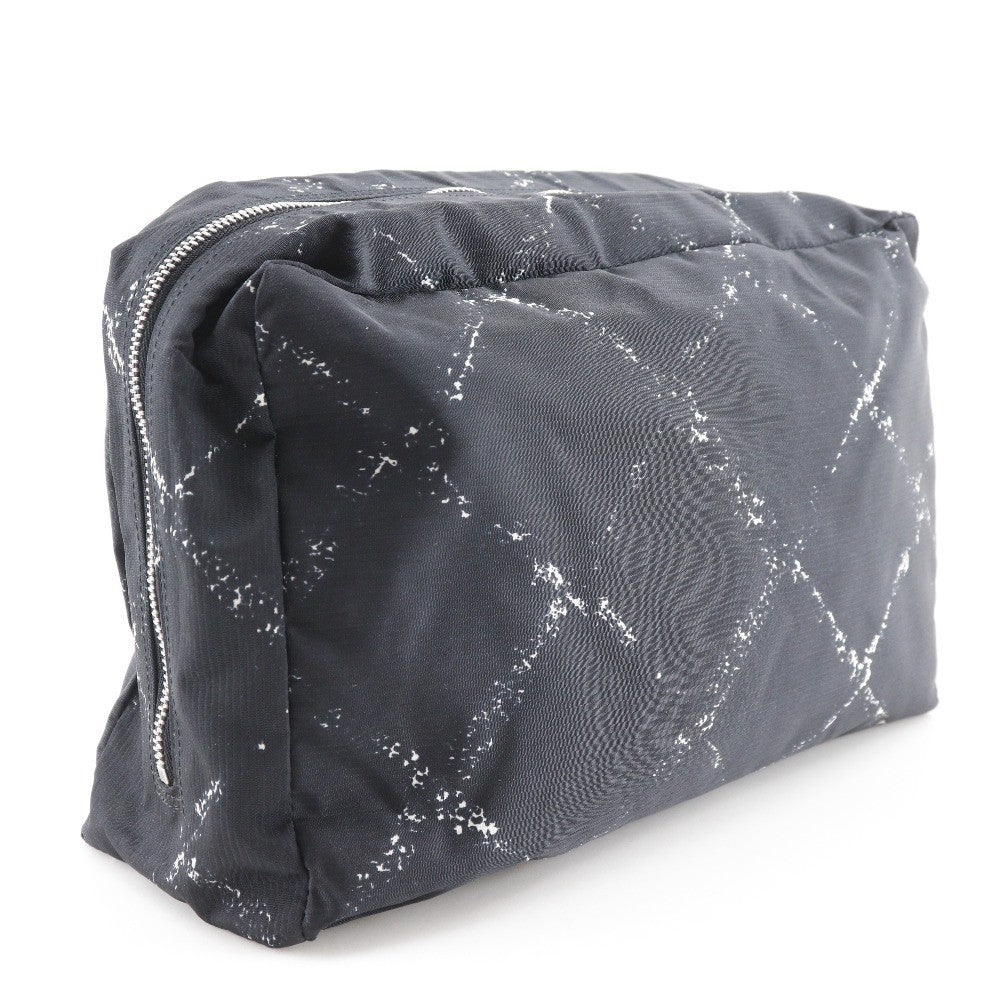 Chanel Travel line pouch Nylon, BLACK, NYLON, Travel bag