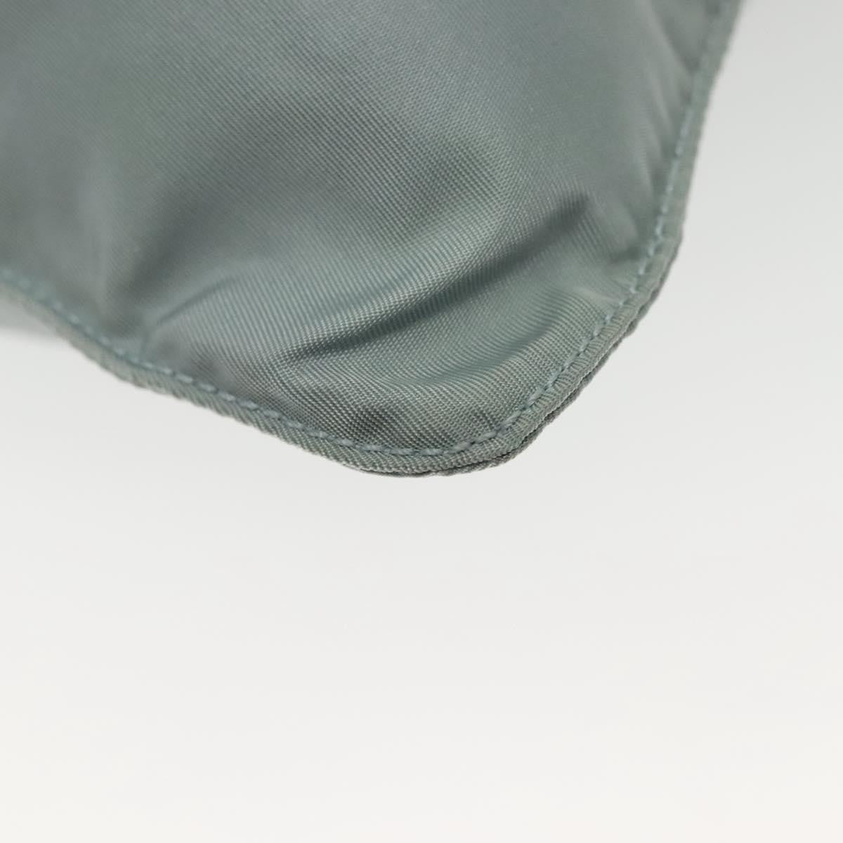 Prada Flat Messenger Bag Tessuto, Blue, Nylon, Shoulder Bag