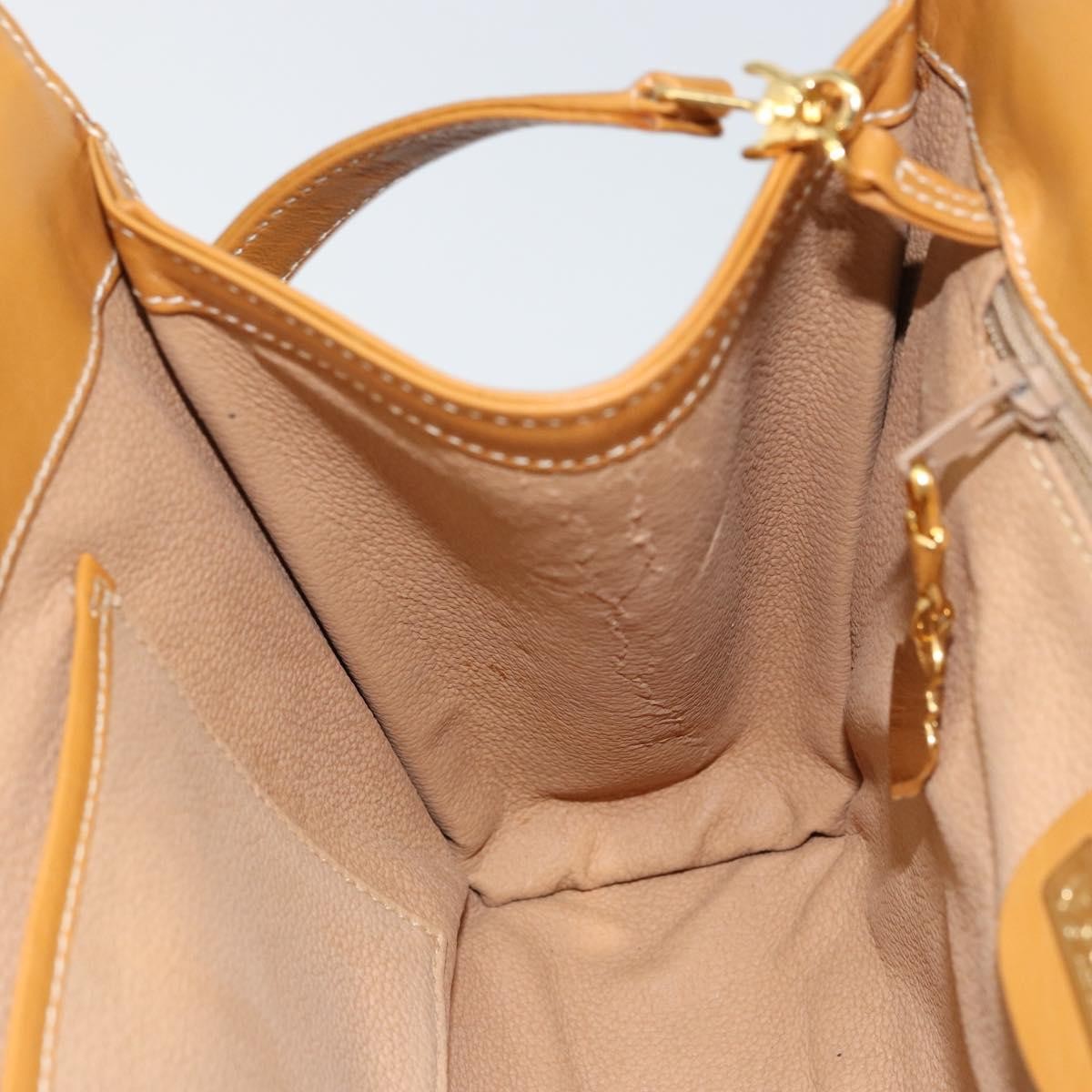 Gucci Vintage Shoulder Bag Canvas and Leather, BEIGE, CANVAS, Shoulder bag