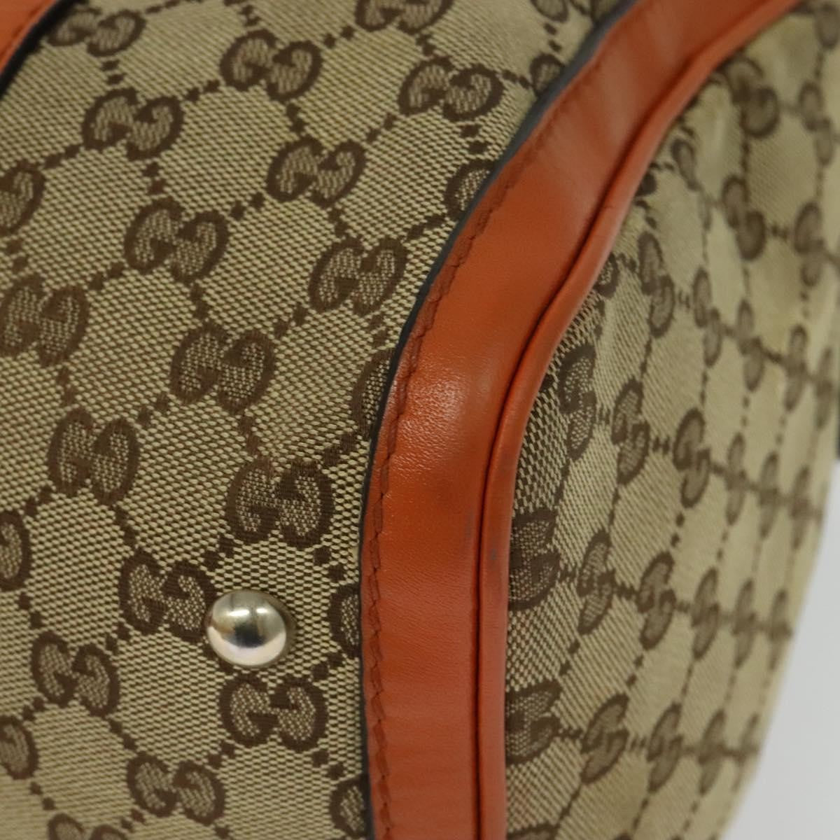 Gucci Vintage Web Boston Bag GG Canvas, BEIGE, CANVAS, Handbag