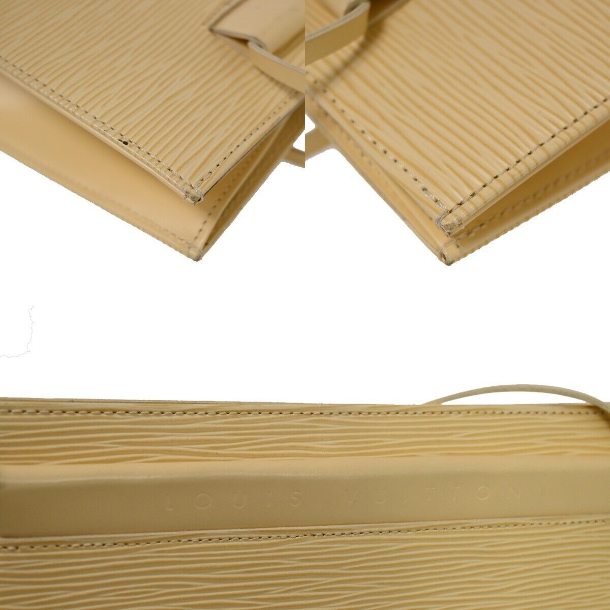 Louis Vuitton Saint Tropez Handbag Epi Leather, BEIGE, LEATHER, Handbag