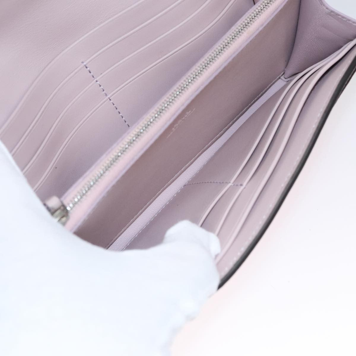 Fendi Peekaboo Wallet Leather, PINK, LEATHER, Wallets