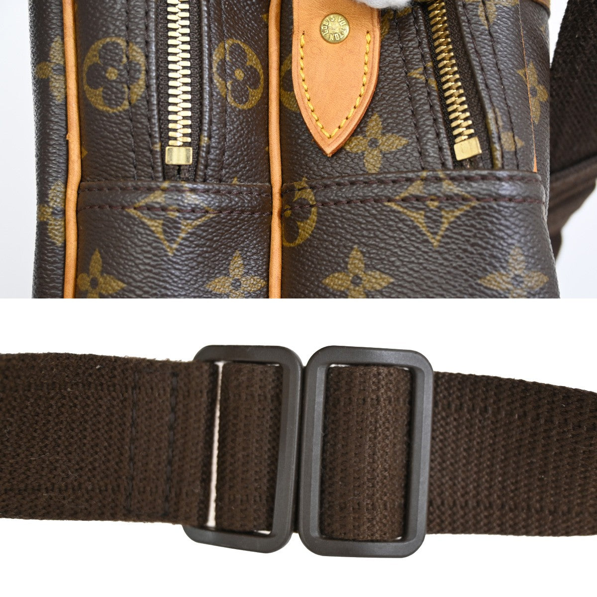 Louis Vuitton Reporter Bag Monogram Canvas, BROWN, CANVAS, Crossbody bag