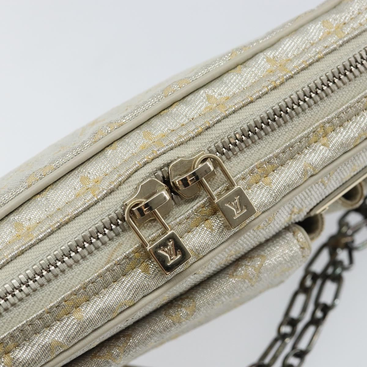 Louis Vuitton McKenna Shoulder Bag Mini Lin, GOLD, CANVAS, Shoulder bag