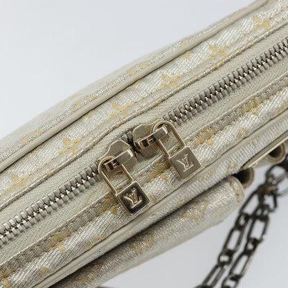 Louis Vuitton McKenna Shoulder Bag Mini Lin, GOLD, CANVAS, Shoulder bag