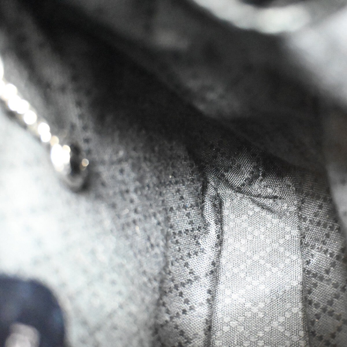 Gucci Vintage Bamboo Backpack Nylon and Patent Leather, BLACK, NYLON, Backpack