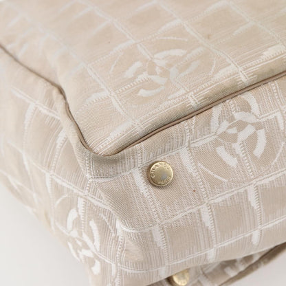 Chanel Travel Line Tote Nylon, BEIGE, NYLON, Tote bag