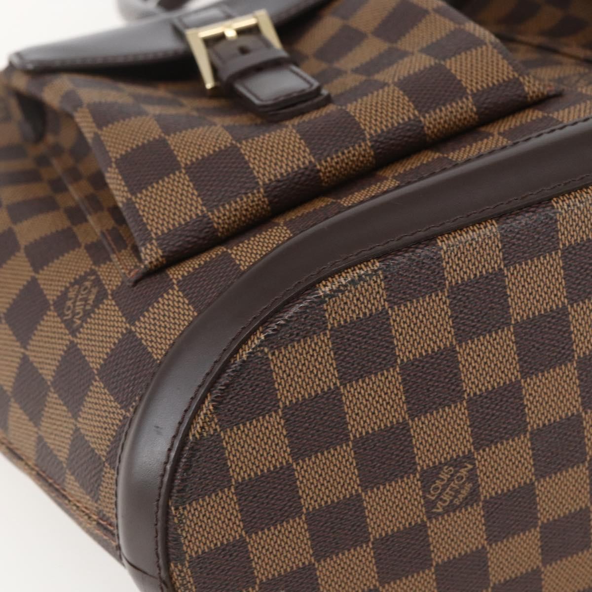 Louis Vuitton Manosque Handbag Damier, BROWN, CANVAS, Tote bag