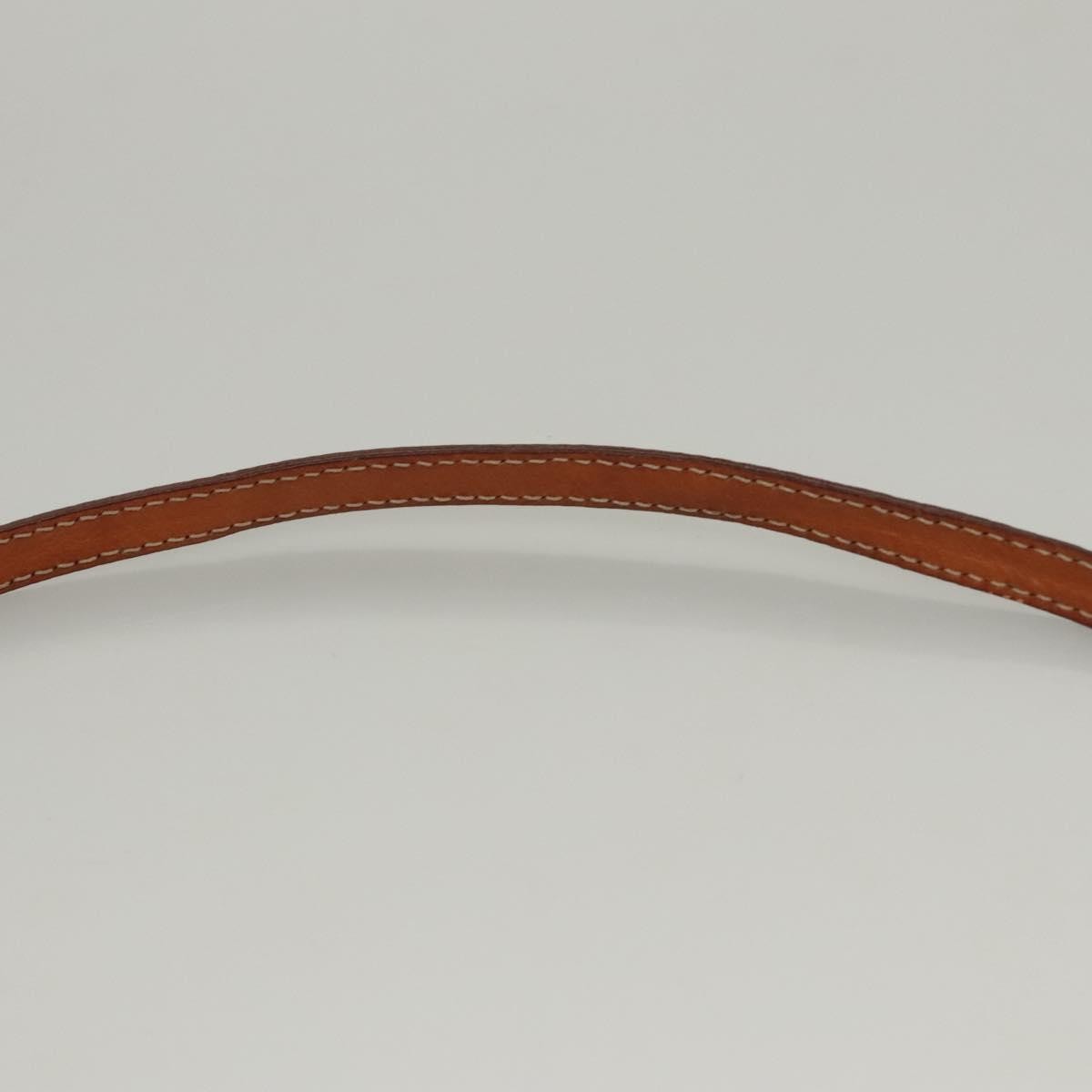 Celine Vintage Macadam Shoulder Bag Canvas and Leather, Brown, Canvas, Shoulder Bag
