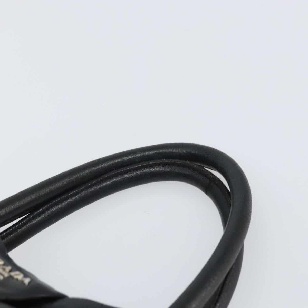 Prada Bow Tote Tessuto with Leather, Black, Nylon, Tote Bag