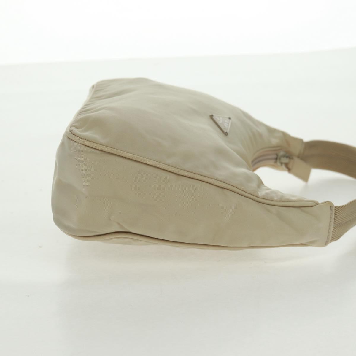 Prada Hobo Tessuto, BEIGE, NYLON, Handbag
