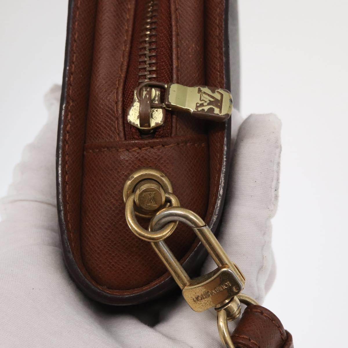 Louis Vuitton Pochette Orsay Monogram Canvas, BROWN, CANVAS, Clutche & pouche