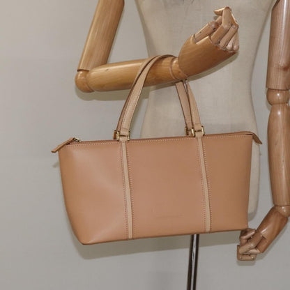 Burberry Vintage Handbag Leather, BEIGE, LEATHER, Handbag
