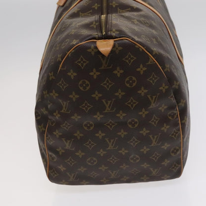 Louis Vuitton Keepall Bag Monogram Canvas, BROWN, CANVAS, Travel bag
