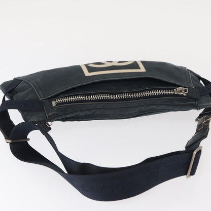 Chanel Sport Line Waist Bag Canvas, NAVY, CANVAS, Clutche & pouche