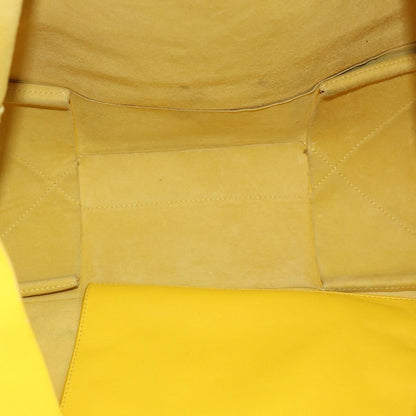 Celine Tote bag Leather, Yellow, Leather, Tote Bag
