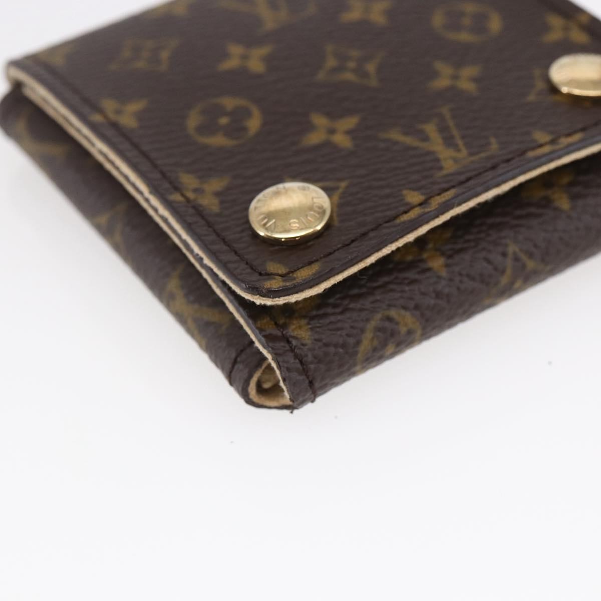Louis Vuitton CASE JEWELRY BOX Canvas, BROWN, CANVAS, Wallets