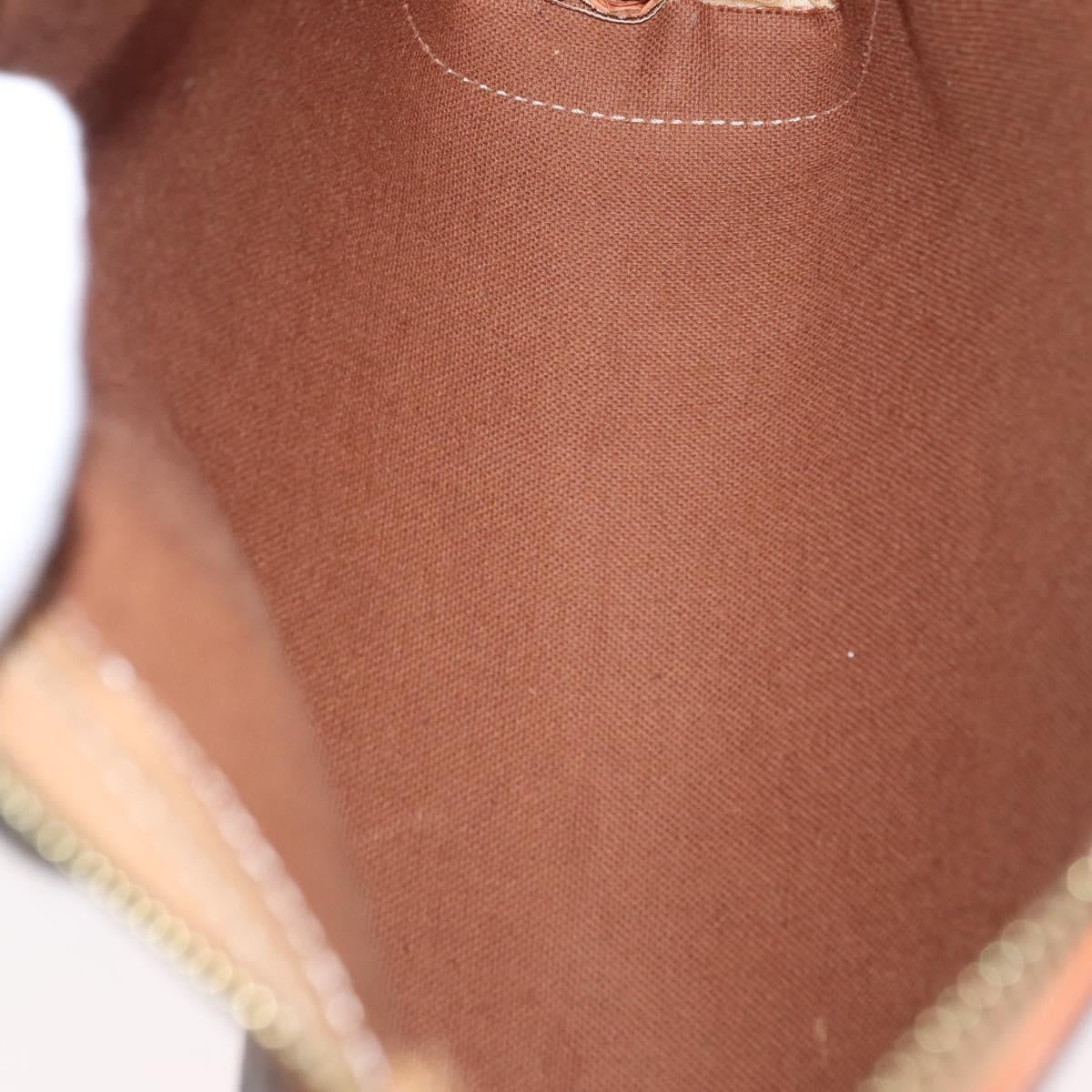 Celine Macadam Pochette Canvas and Leather, BEIGE, CANVAS, Clutche & pouche
