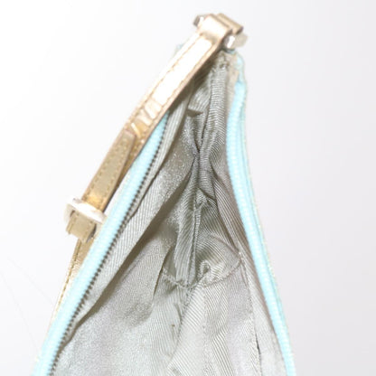 Gucci Vintage Pochette Shoulder Bag GG Canvas, BLUE, CANVAS, Clutche & pouche