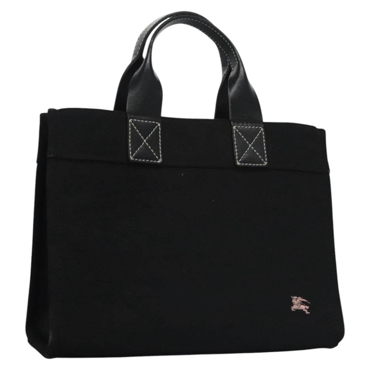 Burberry Blue Label Handbag Canvas, BLACK, CANVAS, Handbag