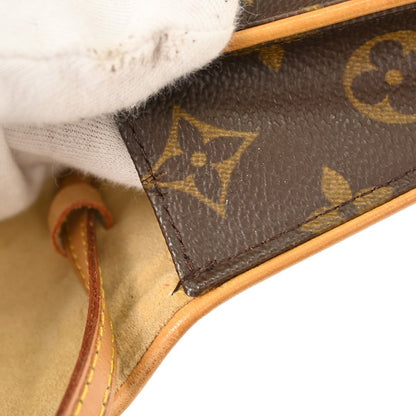 Louis Vuitton Twin Handbag Monogram Canvas, BROWN, CANVAS, Clutche & pouche