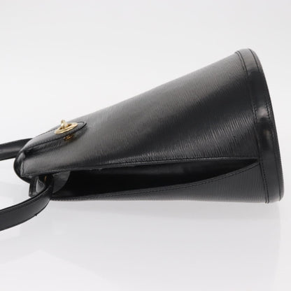 Louis Vuitton Cluny Shoulder Bag Epi Leather, BLACK, LEATHER, Shoulder bag