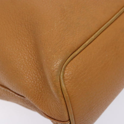 Burberry Handle Tote Leather, BEIGE, LEATHER, Tote bag
