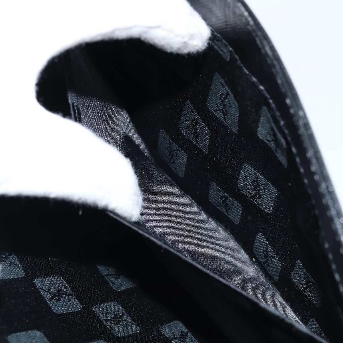 Saint Laurent Vintage Handbag Leather, BLACK, LEATHER, Handbag
